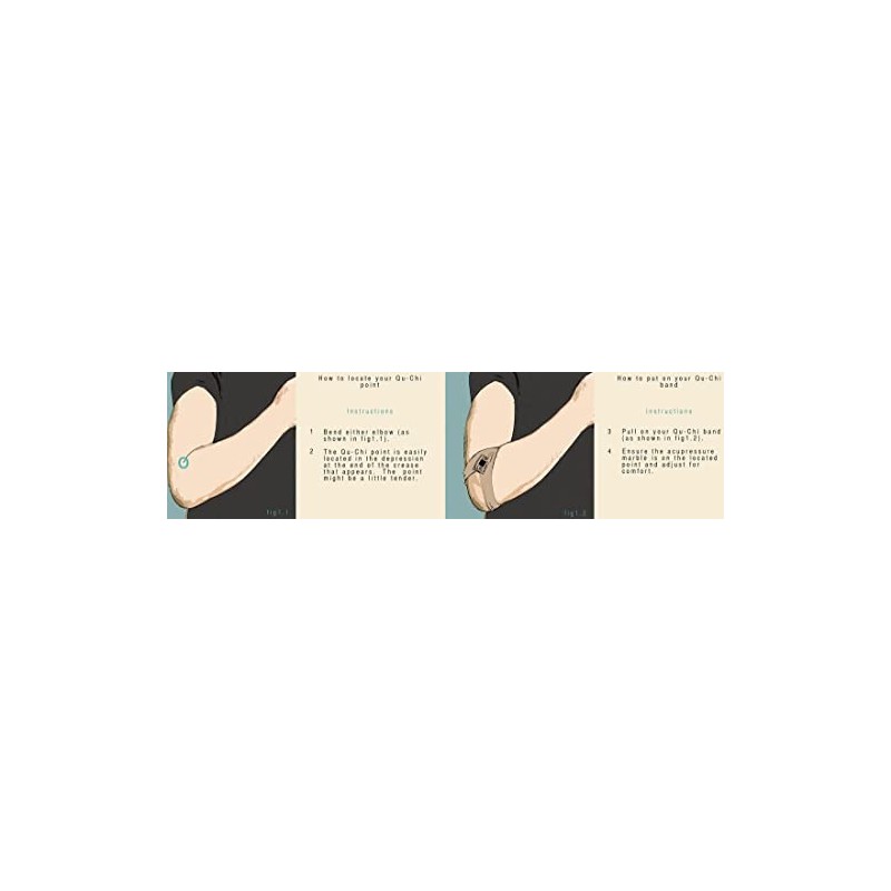 Qu-Chi Hayfever Band - The Acupressure Arm Band