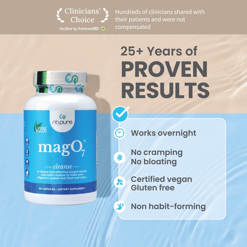 nbpure MagO7 - Natural Colon Cleanse & Detox - Occasional