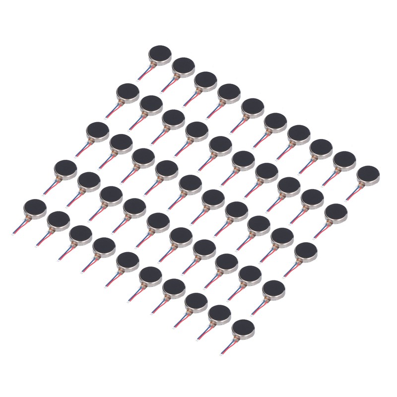 50Pcs Mini Vibration Motors DC 3V 10x2.7mm Anti Interference Small