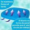 RIVERSOFY Cojín Silicona Asiento Gel Confortable Lavable Portátil