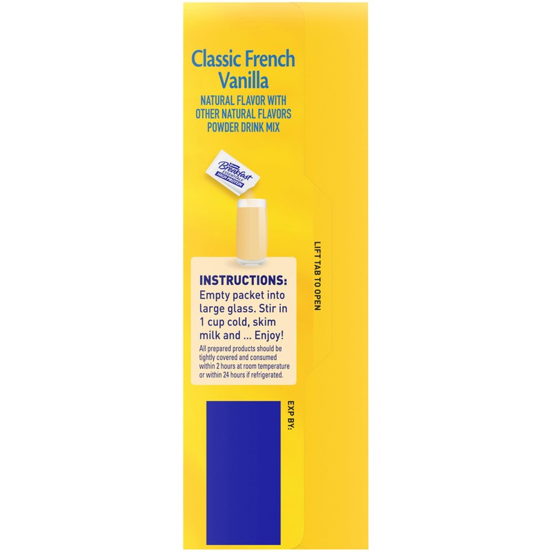 Carnation Breakfast Essentials High Protein Drink Mix, Classic French Vanilla,