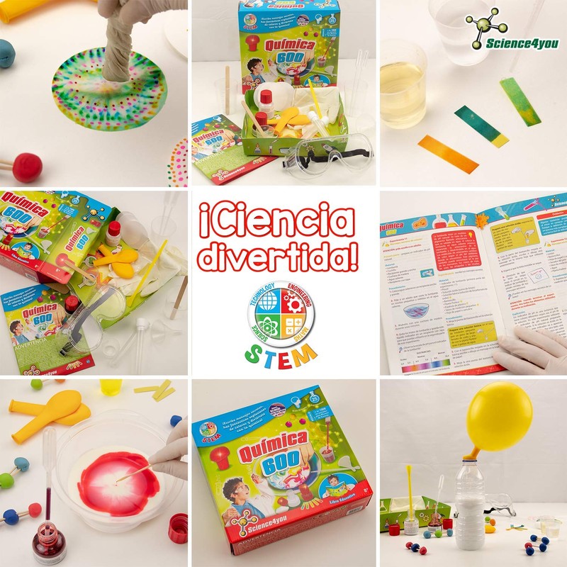 Science4you Chemistry 600 Spanish Version Sin talla