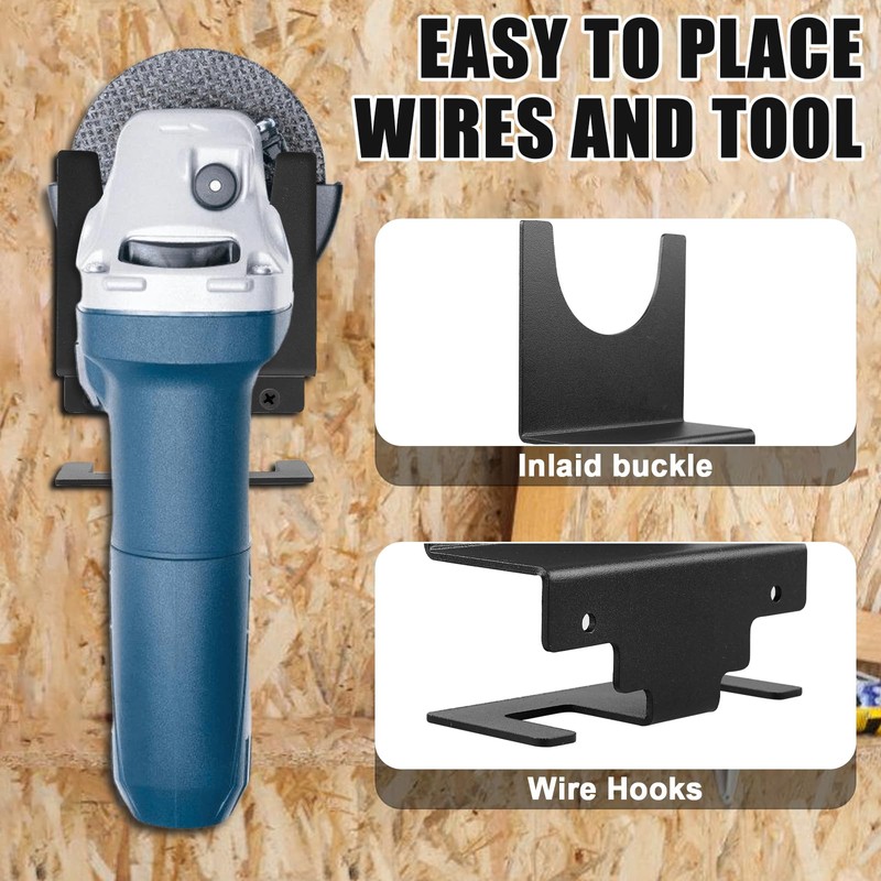 BAIFULAI Angle Grinder Holder, Pack of 2 Wall Mount Angle
