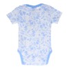 Organic Cotton Summer Baby Onesie - Underwater World Blue, 3-6