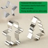 Christmas Cookie Cutter Set, 5 Pieces Stainless Steel Pastry Cutter-