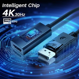 Atlantis Adapter Cable Display Port DP to HDMI 20 cm A04-dp_hdmi
