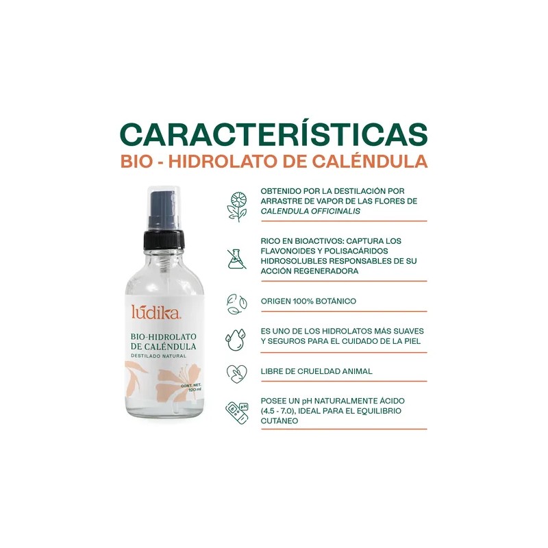Hidrolato De Caléndula Calmante Y Reparador 120 Ml