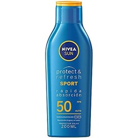 Nivea Sun Protector Solar Loción Fps 50  Protect  Refresh, 200ml  Sun Protector Solar Hidratante Fps 50  Protect  Moisture, 200ml