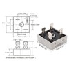 10Pcs 1000V 50A Single Phase Diode Bridge Rectifier Excellent Cooling