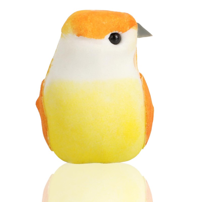 com-four® 24 x Decorative Birds, Artificial Birds in 5 Colourful