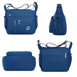 Fabuxry Purses and Shoulder Handbags for Women Crossbody Bag Messenger Bags (Large-Khaki)