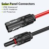 JXMXRPV Solar Cable Extension 50Ft 10AWG, Solar Wire with Tool-Free