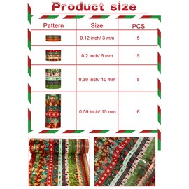 21 Rolls Christmas Washi Tape Holiday Washi Tape Winter Gold Foil Tape Snowflake Deer Christmas Tree Stripe Tape Decorative Self-Adhesive Tape for DIY Crafts Scrapbooking Present Wrapping Party Favors