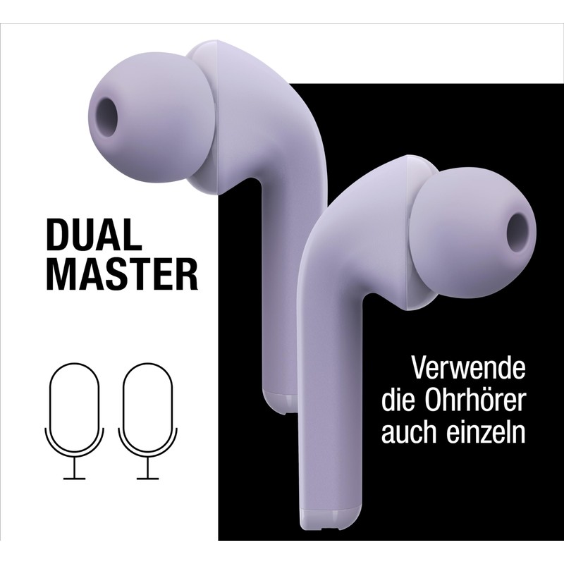 Fresh 'n Rebel Twins Fuse, True Wireless kabellose In-Ear-Bluetooth-Kopfhörer mit