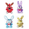 Zufernab 4Pcs Five Nights Spring Nightmare Plushies for Boys and