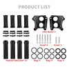 HDBUBALUS Motorcycle Pushrod Cover Lifter Block Cover Pads Fit for