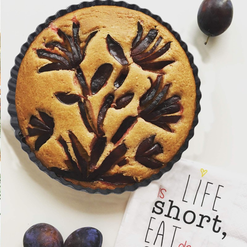 GRANDWISH 2-Piece Deep Pie Tin, Loose Bottom Pie Dish, Nonstick