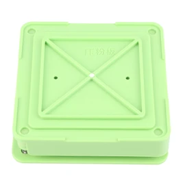 Plastic 100Holes 0# Capsule Powder Filler Plate Manual Filling Machine Tool(Green)