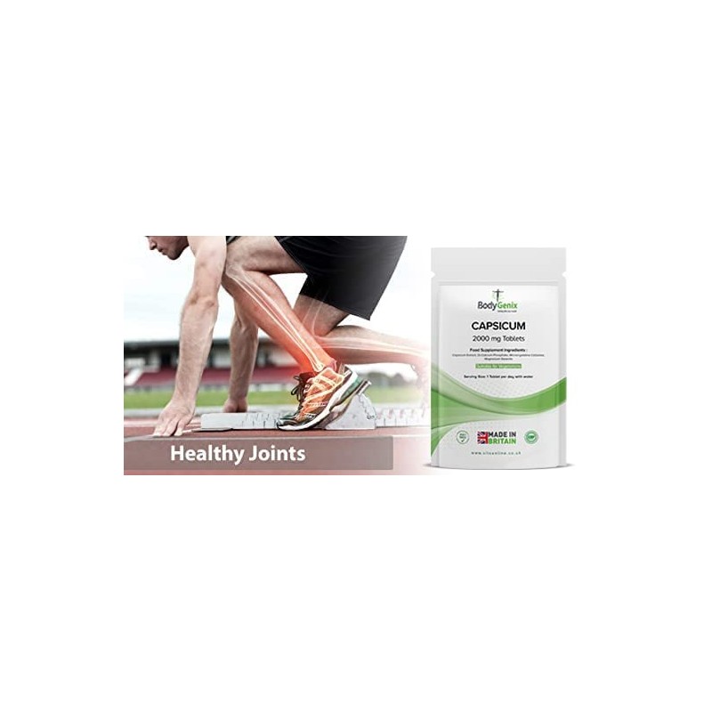Bodygenix Bodygenix Capsicum Extract 2000mg Tablets - High Strength Anti