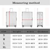 WUJIAONIAO Travel Luggage Cover Spandex Suitcase Protector Washable Baggage Covers