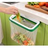Hanging Garbage Bag Holder for Kitchen Cabinets – Covered Compact