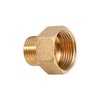 Honiwu Brass Water Pipe Fitting, 3/4 BSPT Female to 1/2