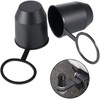 Bamyli Towing Hitch Protective Cap, Towing Hitch Cover, Black Universal