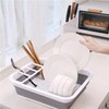 Sipobuy Collapsible Bowls, Plates, and Dishes Drainer, Portable Space-Saving Dish