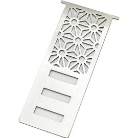 EnHike Ashinaga Plate, Utensil Plug Extension Plate, Snow Peak, Snow Peak, Flat Burner, Extension Plate, Camping, Outdoor Accessories, 18-8 Stainless Steel (Masp Leaf - Silver)