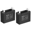 uxcell Ceiling Fan Capacitor CBB61 6uF 450V AC Double Insert