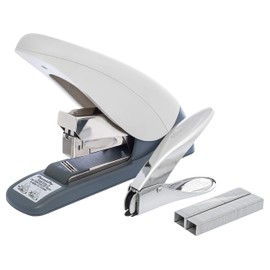 PraxxisPro PowerForce 70 Heavy Duty Flat Clinch Office Stapler, 2 to 70 Sheets Using one Size 3/8" Leg-Length Staple, includes 400 Staples and a Staple Remover