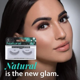 Ardell Natural Lashes False Eyelashes 109 - Black, Reusable Strip Lashes Lash Enhancement for Everyday Wear, 4 Pack