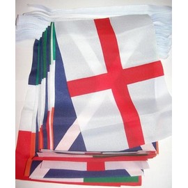 World of Flags 6m 18 flag 6 Nations Rugby Bunting
