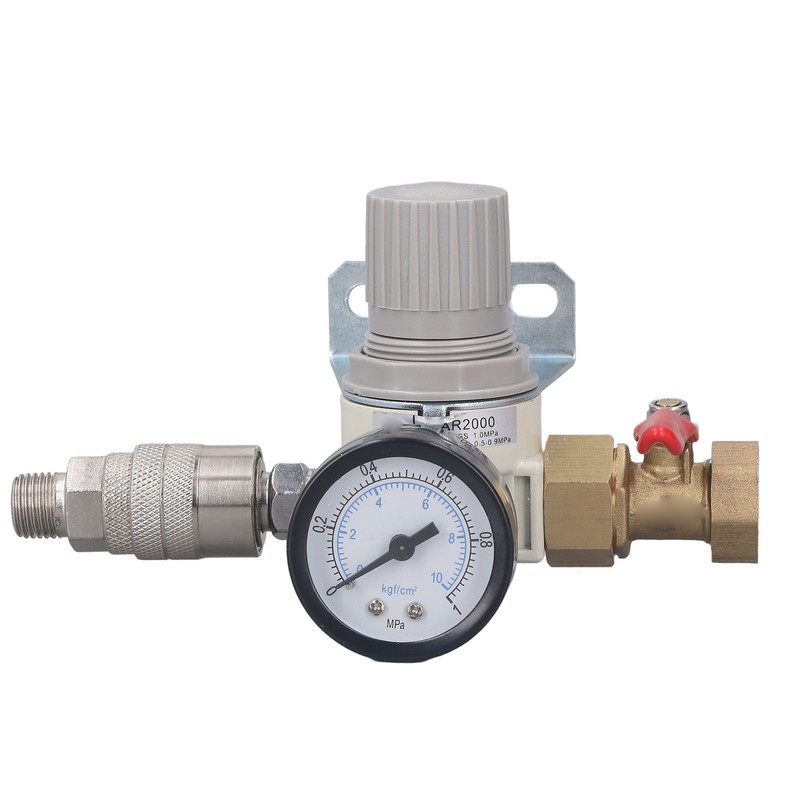 Air Compressor Replacement Pressure Regulator AR2000 1/2 Inch NPT Air