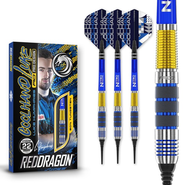 RED DRAGON Luke Humphries 18 g Professional Tungsten Darts Set