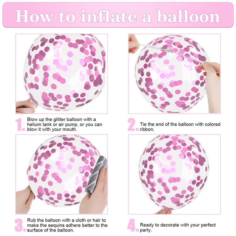 Happy 9th Birthday Balloons Pink Gold