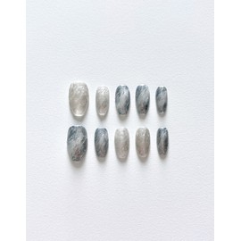 [Wind] Handmade nail tips - Almond / [바람 Wind] 수제네일팁 - 아몬드