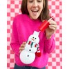 Packed Party Fun Novelty Snowman Drink Sipper Bottles Cup, Christmas