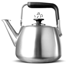 SADOMAIN Tea Kettle, Whistling Stovetop Tea Kettle, Large Capacity Teapot Suits for All Heat Source, Professional Fast Heat Technique Teapot with Thick Body and Bottom, Durable and Sturdy Tea Pot