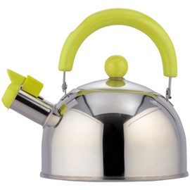 Wahei Freiz Kettle, Tea Canister, 1.5L, Green, Whistle Type, IH Compatible, CR-5284