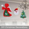 30Pcs Christmas Tree Felt Wall Hanging Door Murals Kids Gifts
