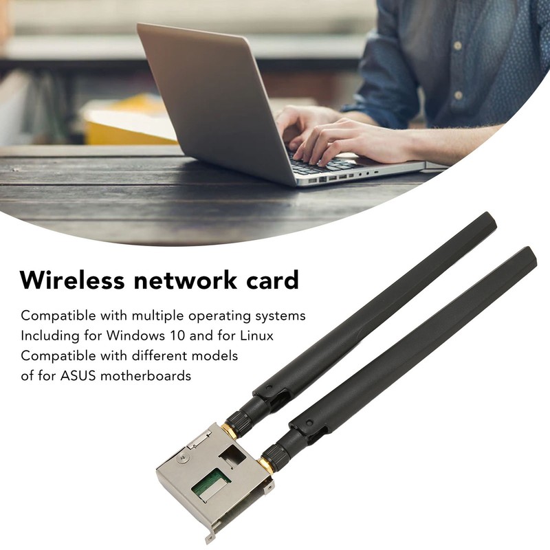 AX210NGW WIFI 6 Desktop Wireless Network Card with 2 Antenna