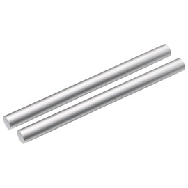 sourcing map Aluminum Round Rod, 3/4 Inch Diameter 6061 Solid Lathe Metal Bar 13 Inch Length for DIY Craft Tool Pack of 2
