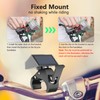 7/8"-12/8" Handlebar Bicycle Clock, Smart Solar Power Clock with Auto