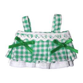 17cm Doll Clothes Doll & Outfit Set for 17cm Dolls Dress Hairpin Accessories 2 Piece Set Outfits (NO Doll)(Colorful Dress + Hairpin)