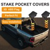 Ram 1500 Bed Rail Caps Covers, Stake Pocket Compatible with