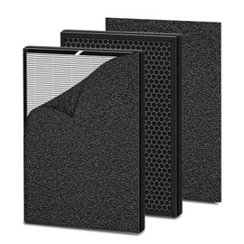 HOAXCINN Replacement Filter Compatible with HEAPETS P339 Air Purifier, H13 Filter 3-Stage Filtration，2 Air Filters + 2 Pre-Filters