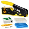 RJ45 Crimp Tool Pass Through Ethernet Crimping Tool for Cat5