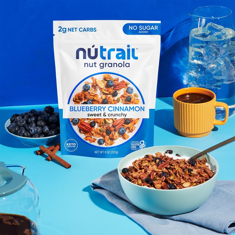 NuTrail Nut Granola, Variety Pack, No Sugar Added, Gluten Free,