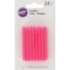 Wilton Birthday Candles, 2.5-Inch, Pink, 24-Pack